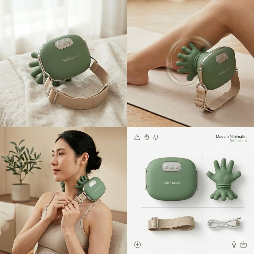 ReliefHands™ | Adjustable Deep-Tissue Neck & Shoulder Massager